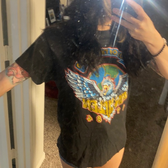 Van Halen single stitch vintage band tee - eagle graphic with back hit - Picture 3 of 7